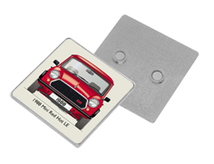 Mini Red Hot LE 1988 Square Fridge Magnet